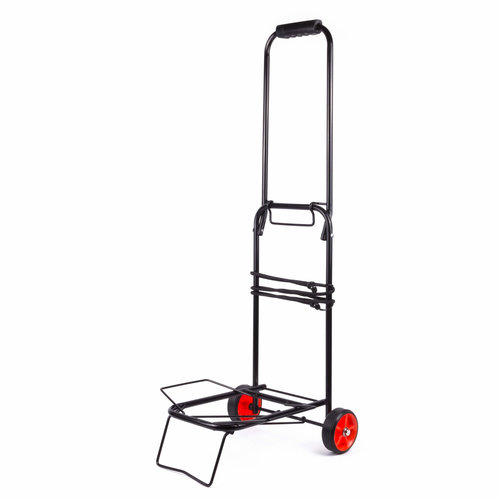 Benson Trolley Opvouwbaar Zilver - Zwart - Prijs per Stuk Benson Trolley Opvouwbaar Zilver - Zwart - Prijs per Stuk