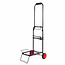 Benson Opvouwbare trolley - lichtgewicht - kunststof wielen - zilver/zwart