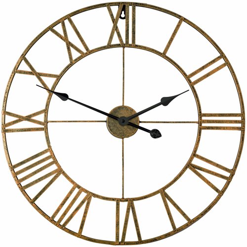 REA Metalen Wandklok - Retro - Ø 60 cm - Mat Goud REA Metalen Wandklok - Retro - Ø 60 cm - Mat Goud