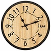 REA Houten Wandklok - Retro - Ø 35 cm - Mat Zwart REA Houten Wandklok - Retro - Ø 35 cm - Mat Zwart
