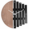 REA Houten Wandklok - Modern - Ø 50 cm - Mat Zwart REA Houten Wandklok - Modern - Ø 50 cm - Mat Zwart