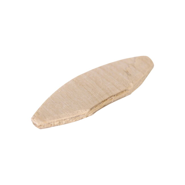 Silverline Lamellen - gelamineerd hardhout - nr. 0, 47 x 15,5 x 3,5 mm - houtkleur - 200 stuks - zet uit bij lijm - voor hout