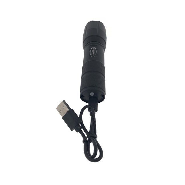 Hofftech Zaklamp - 5 standen - waterbestendig - 14 cm - zwart