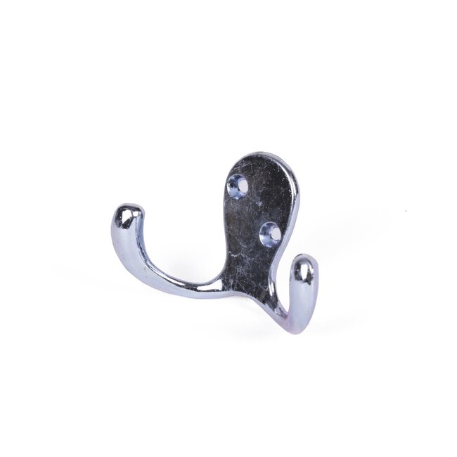 Benson Kapstokhaak - 2 metalen haken - inclusief schroeven - per stuk