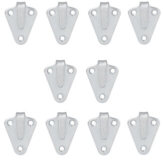 ProPlus Gebogen metalen touwhaak - 40 x 45 mm - 10 stuks