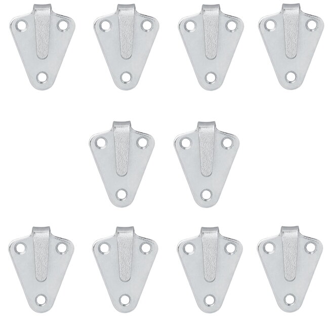 ProPlus Gebogen metalen touwhaak - 40 x 45 mm - 10 stuks