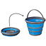 ProPlus Opvouwbare emmer - 10 liter - Rubber en siliconen - Grijs/Blauw