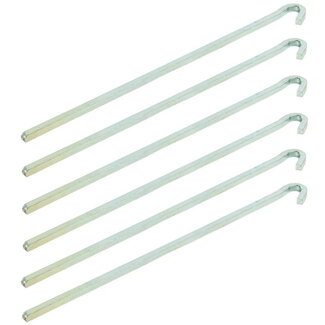 Pro Plus Rotspen - Metaal - Vierkant - 30 cm - 6 stuks