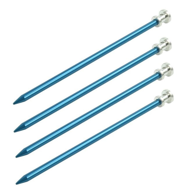 ProPlus Rotspennen met platte kop - Aluminium - 20 cm - Set van 4