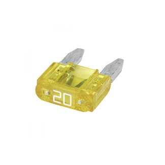 ProPlus Steekzekeringen - Mini - 20 Ampère - Geel