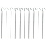 ProPlus Tentharingen met open oog - metaal - 25 cm - set van 10 stuks