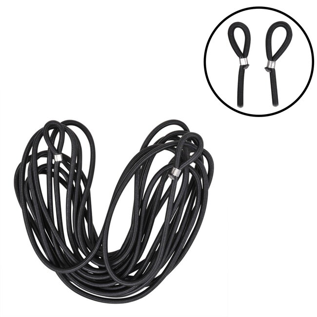 ProPlus Elastisch koord met eindlussen - 7,5 mm x 7 meter - ideaal voor vouwwagens