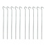 ProPlus Tentharingen met open oog - metaal - 30 cm - set van 10 stuks
