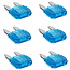 ProPlus Mini steekzekeringen - 15 ampère - blauw - 6 stuks