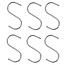 ProPlus S-haak - Ø 4 mm - 6,5 x 7,5 cm - Set van 6 stuks