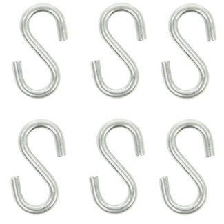 Pro Plus S-Haak - Ø 3 mm - 2.9 x 1.3 cm - 6 Stuks