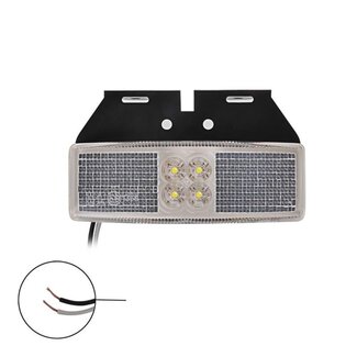 ProPlus Markeringslamp - LED - Waterdicht - 12/24V - Inclusief houder - Wit