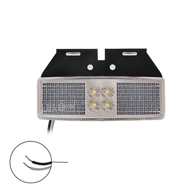 ProPlus Markeringslamp - LED - Waterdicht - 12/24V - Inclusief houder - Wit