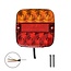 ProPlus Multifunctioneel achterlicht - 8 LED - 5 functies - waterdicht - 107 x 107 mm - 12V