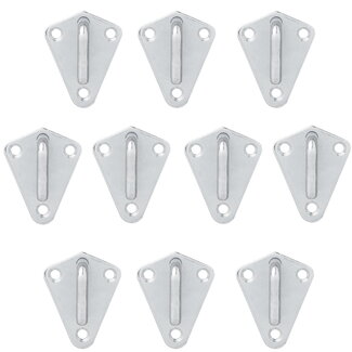 ProPlus Touwhaak - Metaal - Gelast - 40 x 45 mm - 10 stuks