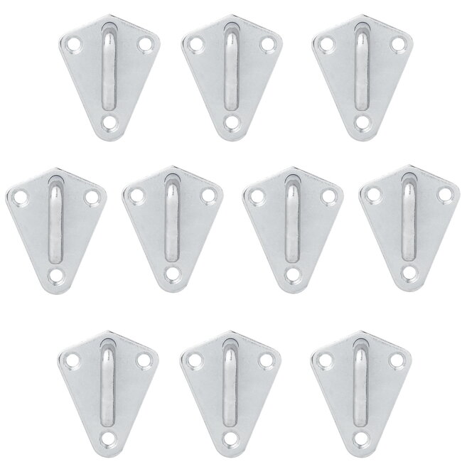 ProPlus Touwhaak - Metaal - Gelast - 40 x 45 mm - 10 stuks