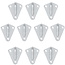 ProPlus Touwhaak - Metaal - Gelast - 40 x 45 mm - 10 stuks