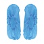 Silverline Wegwerp overschoenen - polyethyleen - hygienisch - universele maat - blauw - 100 stuks - voor spa en zwembad