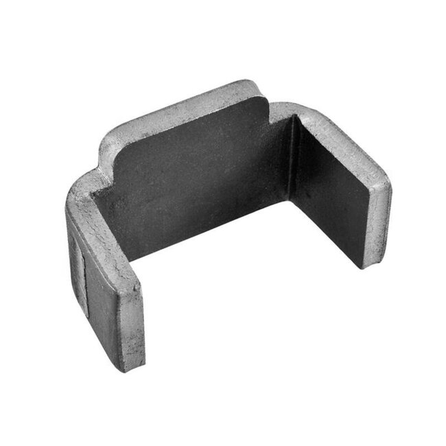 ProPlus Klepsluiting met spansluiting en veer - verzinkt - 275 x 80 mm - inclusief tegenstuk