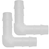 Pro Plus Slangtule Haaks - Ø 8 mm - Wit - 2 stuks Pro Plus Slangtule Haaks - Ø 8 mm - Wit - 2 stuks