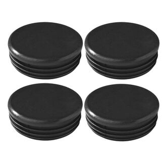 ProPlus Insteekdoppen rond - Ø 60 mm - kunststof - zwart - 4 stuks