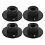 ProPlus Voetenset voor tafelpoten en opstapjes - Ø35 mm - 4 stuks - zwart kunststof