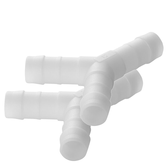 ProPlus Slangtule Y-stuk - Polypropyleen - Ø 12 mm - 2 stuks - Temperatuurbestendig tot 90°C