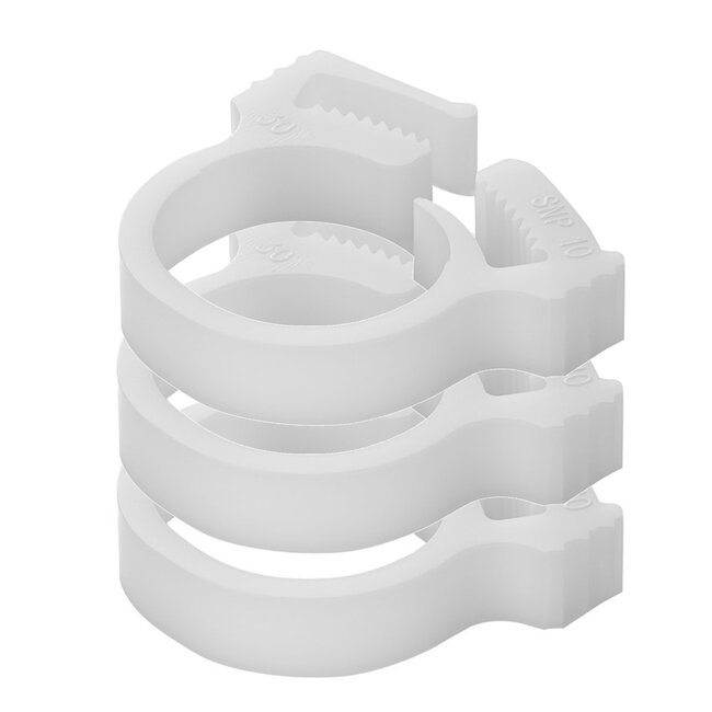 ProPlus Slangklemmen - Snapper - Ø 14-17 mm - Wit - 3 stuks - Temperatuurbestendig