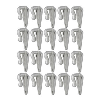 ProPlus Aanhangwagen touwhaak - metaal - 40 x 45 mm - 20 stuks