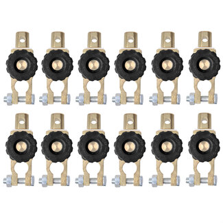 ProPlus Accupoolklem met stroomonderbreker - Ø 17,5 mm - Min pool - 12 stuks ProPlus Accupoolklem met stroomonderbreker - Ø 17,5 mm - Min pool - 12 stuks