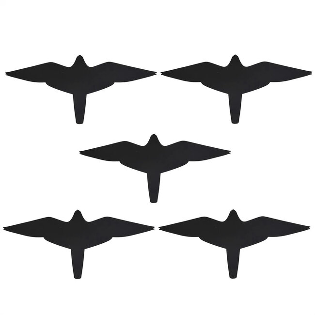 Seilflechter Voorkom vogelbotsingen - weersbestendige stickers - valk design - 140 mm - set van 5