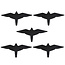 Seilflechter Voorkom vogelbotsingen - weersbestendige stickers - valk design - 140 mm - set van 5