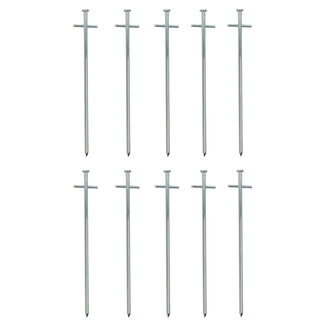 ProPlus Rotspen met dwarspen - Metaal - 23 cm - Set van 10 stuks