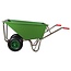 Tarsus Kruiwagen met Dubbel Luchtwiel Stal Eco Groen 160 liter