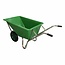 Tarsus Kruiwagen met Dubbel Luchtwiel Stal Eco Groen 160 liter