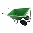 Tarsus Kruiwagen met Dubbel Luchtwiel Stal Eco Groen 160 liter