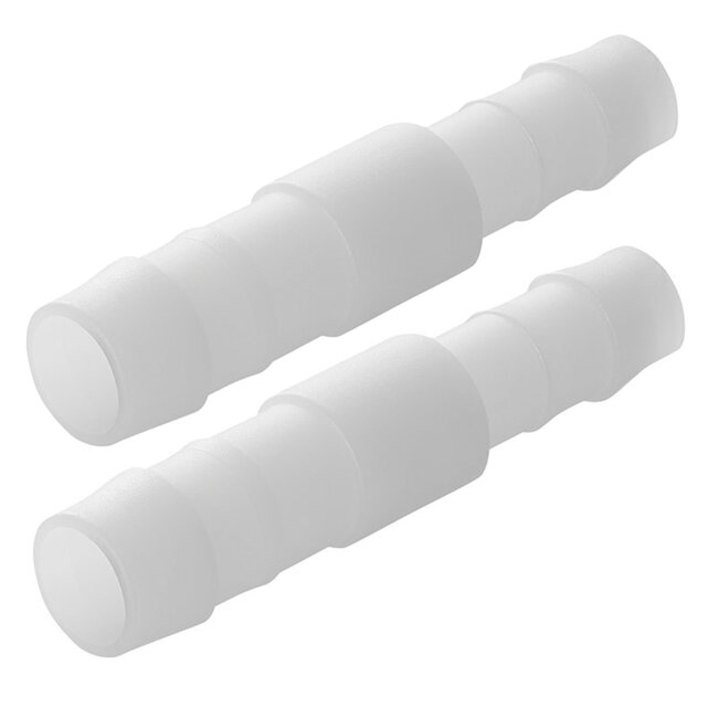 ProPlus Slangreduceerstuk - Recht - Ø 12 x 10 mm - Wit - 2 stuks - Temperatuurbestendig