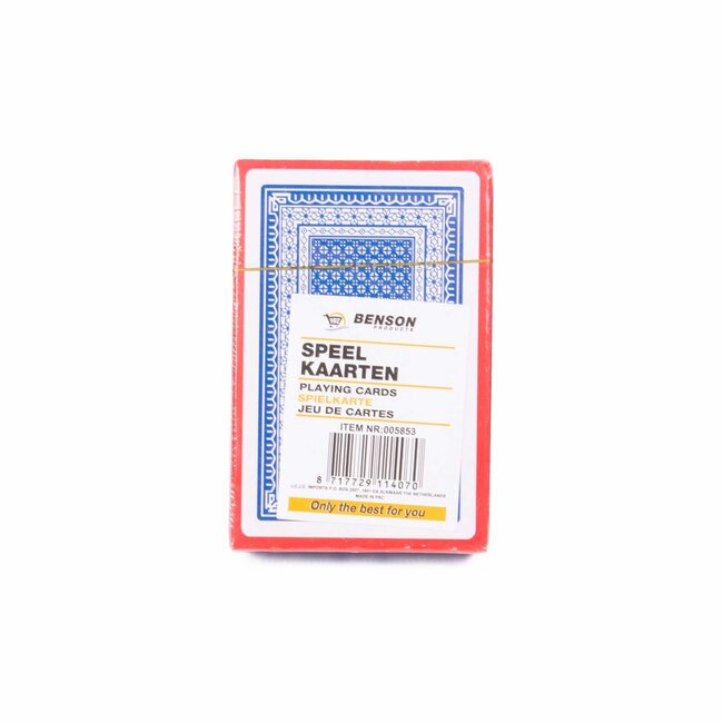 Benson Speelkaarten - Plastic Coating - 54 stuks - 8.5 x 5.5 cm