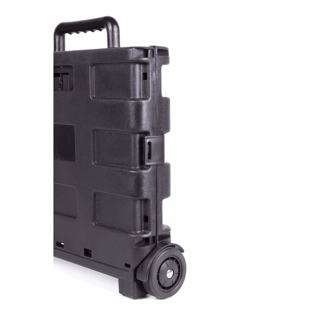 Hofftech Opvouwbare trolley - groot formaat - telescopisch handvat - max. 25 kg - licht rollende wieltjes