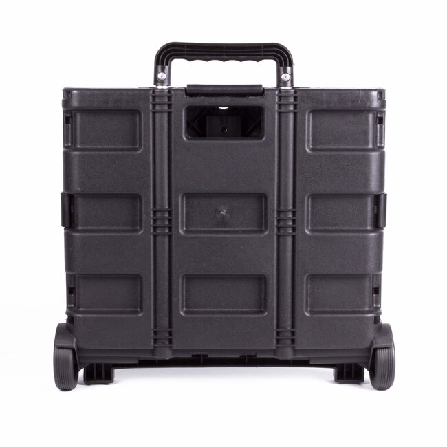 Hofftech Opvouwbare trolley - groot formaat - telescopisch handvat - max. 25 kg - licht rollende wieltjes