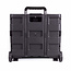 Hofftech Opvouwbare trolley - groot formaat - telescopisch handvat - max. 25 kg - licht rollende wieltjes