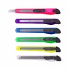 Benson Stanleymes - Afbreekmes - Snijmes - 9 mm - Kleur - 6 stuks Benson Stanleymes - Afbreekmes - Snijmes - 9 mm - Kleur - 6 stuks