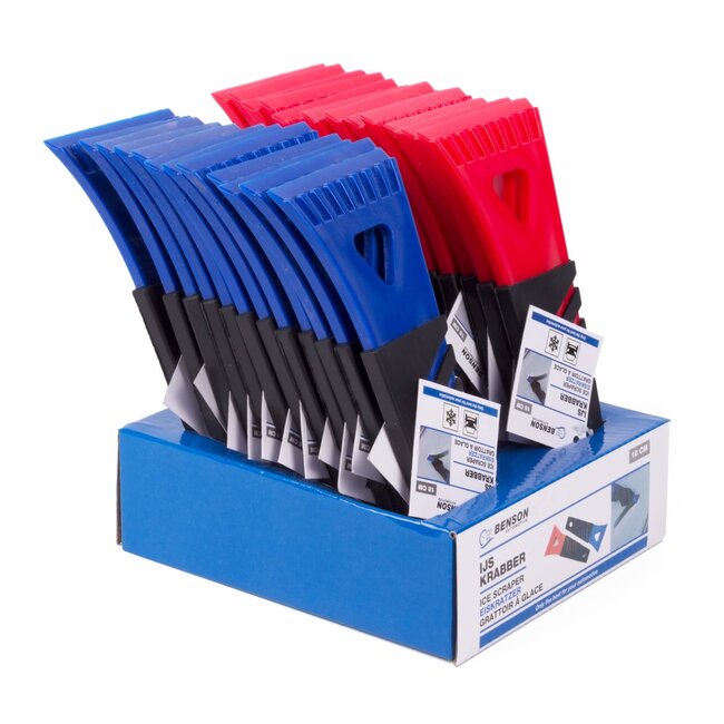 Benson IJskrabber - Duurzaam kunststof - Diverse kleuren - Per stuk