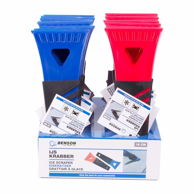 Benson IJskrabber - Duurzaam kunststof - Diverse kleuren - Per stuk
