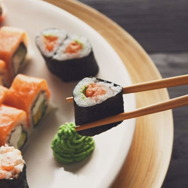 Merkloos Bamboe Eetstokjes - Duurzaam - 24 cm - Set van 10 Paar